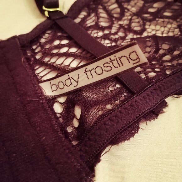 Soft & Sexy Longline Purple Lace Push-Up Bra, 34D, BNWT - Picture 7 of 8